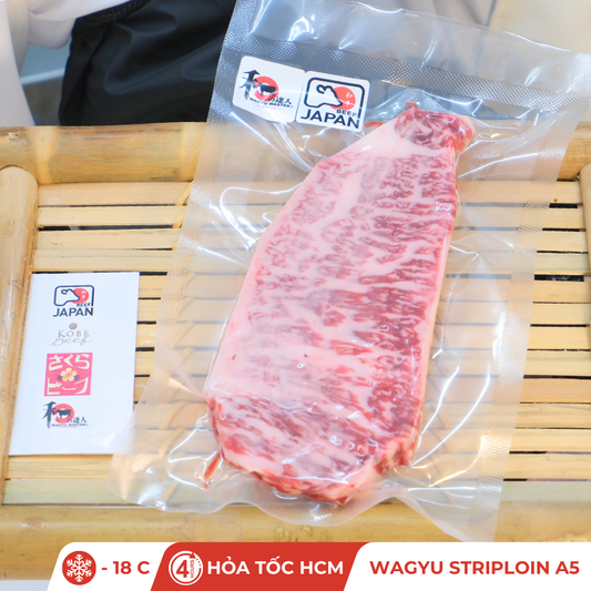 Thăn ngoại Wagyu A5 Nhật Bản | STRIPLOIN A5
