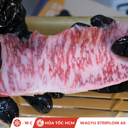 Thăn ngoại Wagyu A5 Nhật Bản | STRIPLOIN A5